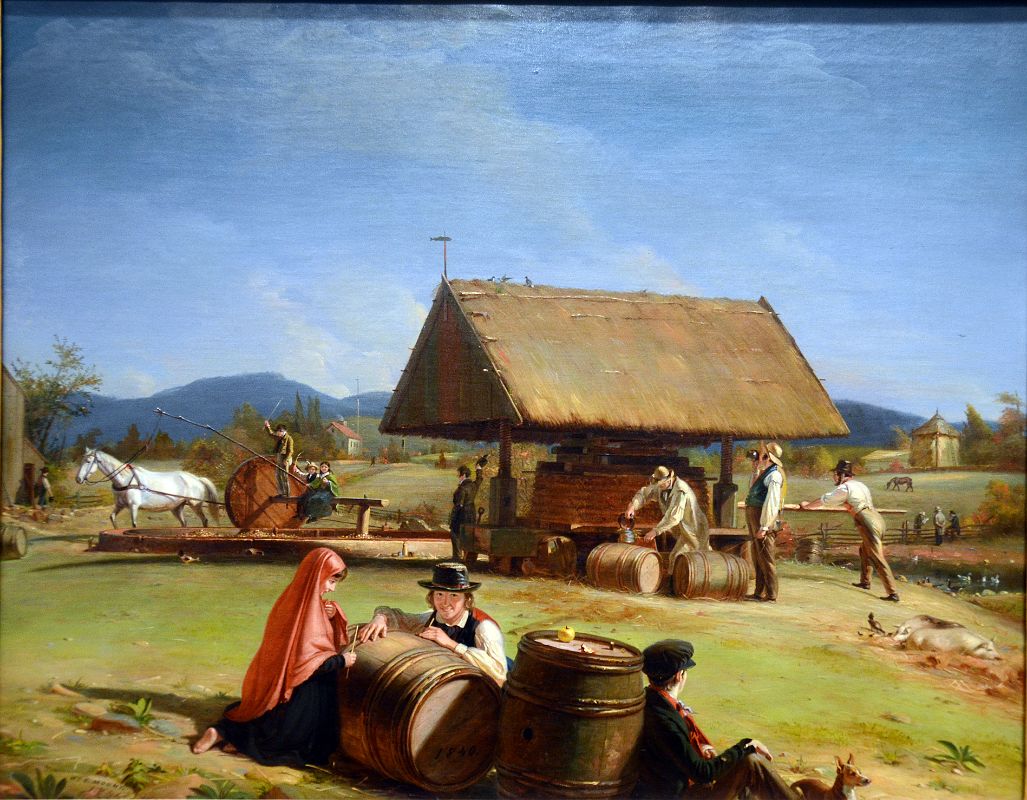 758 Cider Making - William Sidney Mount 1840-41 - American Wing New York Metropolitan Museum of Art